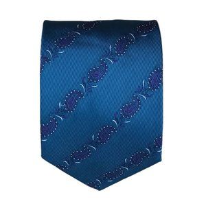 CACHAREL Blue Paisley Silk Tie ITALY 57"-3,2" EX COND